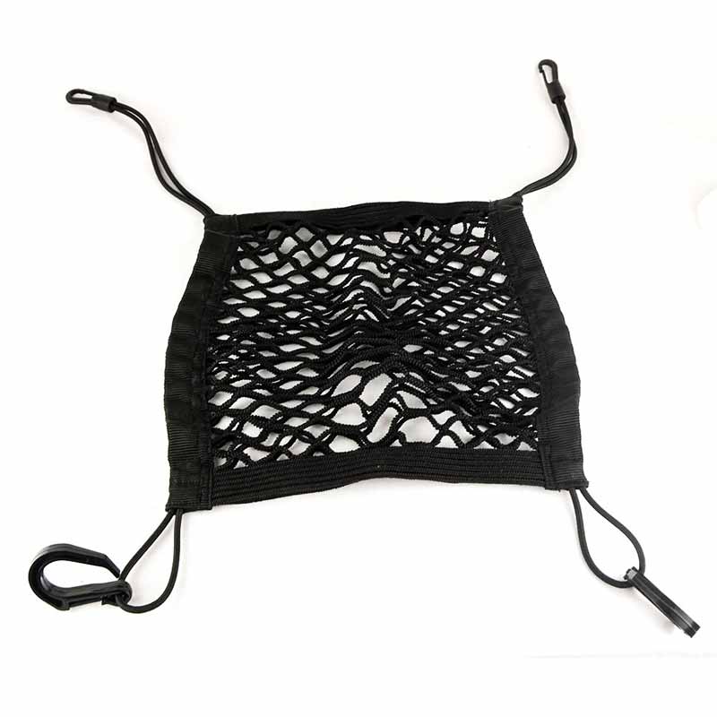 Universal Car Seat Storage Mesh/Organizer - Mesh Cargo Net Hook Pouch Holder for Bag Luggage Pets Children Kids Disturb Stopper