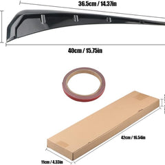 Universal Car Side Vent Air Flow Fender Intake Sticker Auto Exterior Decoration Accessories (Black)