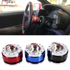Universal Car Steering Wheel Quick Release Hub Adapter Snap Off Boss Kit SUV Van Auto Vehicle Aluminum 6 Hole Mix Color