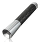 Universal Carbon BLACK Aluminum Fiber Car Auto AM/FM Radio Aerial Antenna + Screw