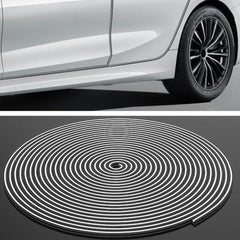 Universal Decorative Scratchproof Stickup 8m Flexible Car Wheel Hub Trim Mouldings Car Decoration Strip Wheel Strip