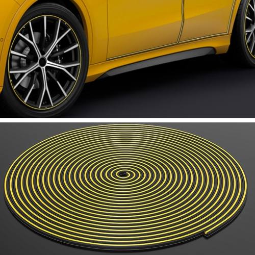 Universal Decorative Scratchproof Stickup 8m Flexible Car Wheel Hub Trim Mouldings Car Decoration Strip Wheel Strip