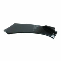 Universal Front Bumper Lip Splitter Cut Type Glossy Black