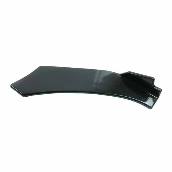 Universal Front Bumper Lip Splitter Cut Type Glossy Black