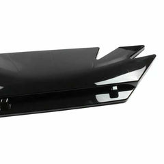 Universal Front Bumper Lip Splitter Cut Type Glossy Black