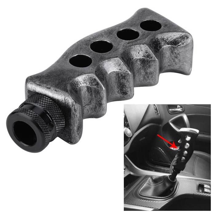 Universal Manual Transmission Car Gun Grip Knife Handle Gear Shift Lever Knob Shifter