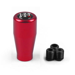 Universal Racing Manual 5 Speed Gear Shift Knob Shifter w/Adaptors M8 M10 M12-Black