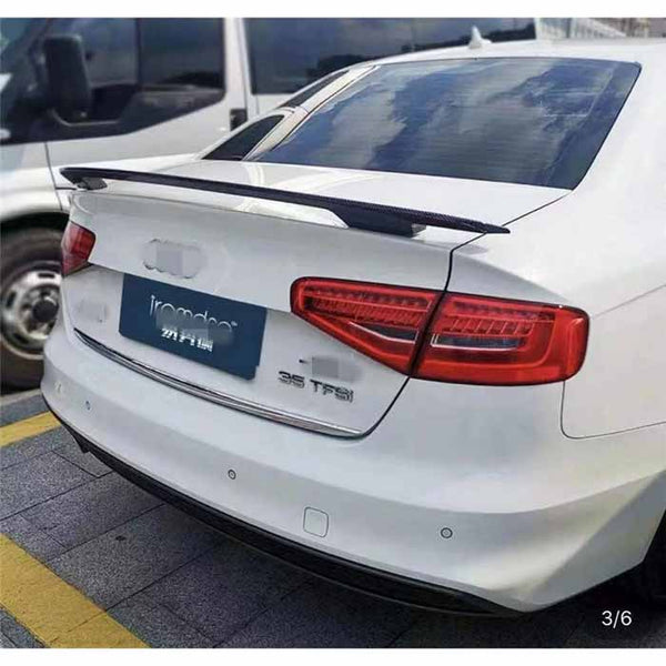 Universal Sedan Car Rear Trunk Spoiler Tail-free Wing Gloss Black w/ Adhesive US