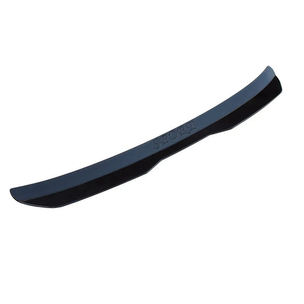 Universal Small Boot / Hatchback Car ABS Rear Wing Durable Anti Scratch Spoiler Modified Roof Extension Lip Glossy Black