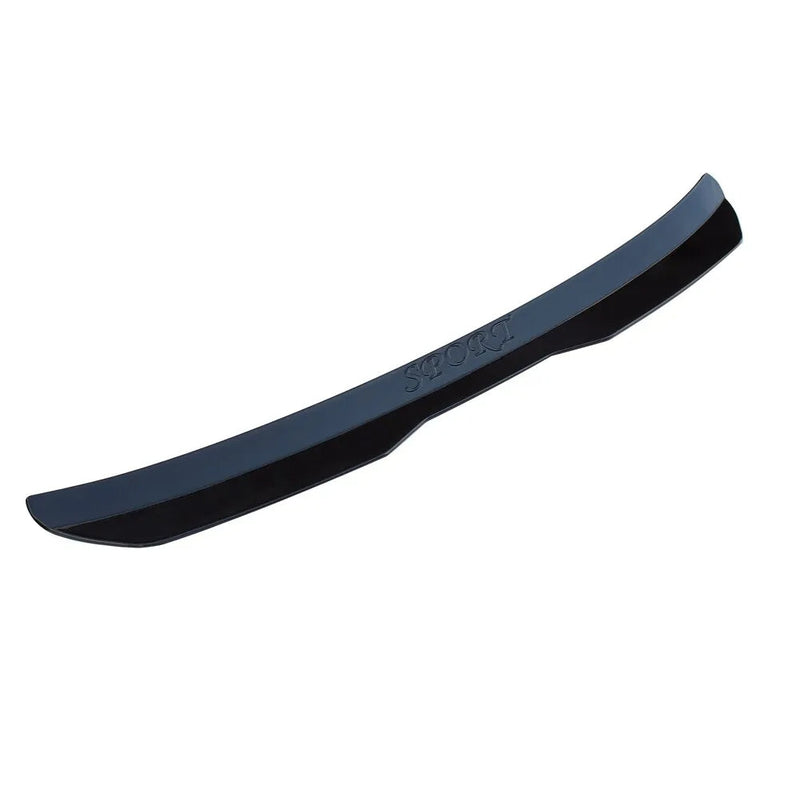 Universal Small Boot / Hatchback Car ABS Rear Wing Durable Anti Scratch Spoiler Modified Roof Extension Lip Glossy Black