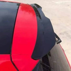 Universal Small Boot / Hatchback Car ABS Rear Wing Durable Anti Scratch Spoiler Modified Roof Extension Lip Glossy Black