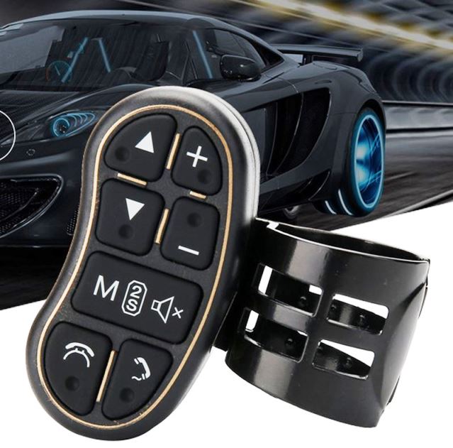 Universal Wireless Car Steering Wheel Bluetooth Remote Control For DVD MP3 Android Touch Screen Stereo Audio System