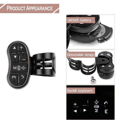 Universal Wireless Car Steering Wheel Bluetooth Remote Control For DVD MP3 Android Touch Screen Stereo Audio System