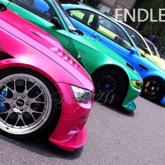 2pc Universal Car Aluminum Alloy ENDLESS Front & Rear Disc Brake Caliper Cover Small Size (Golden Color)