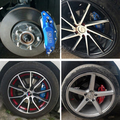 Universal Car Aluminum Alloy ENDLESS Front & Rear Disc Brake Caliper Cover Big Size (Black Colour)