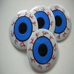 4pcs Devil Eyeball Emblem Car Wheel Center Hub Cap Caps Badge Sticker Decal 60mm