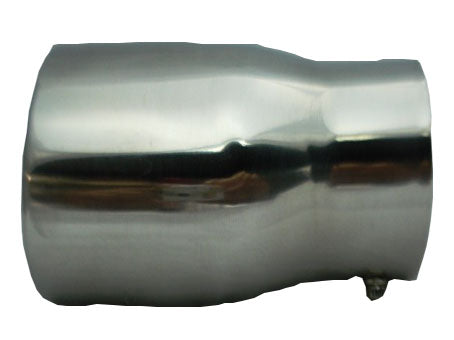 Car Chrome Exhaust 2.5 Inch Silencer Muffler Tip Pipe For SUV(Oval)