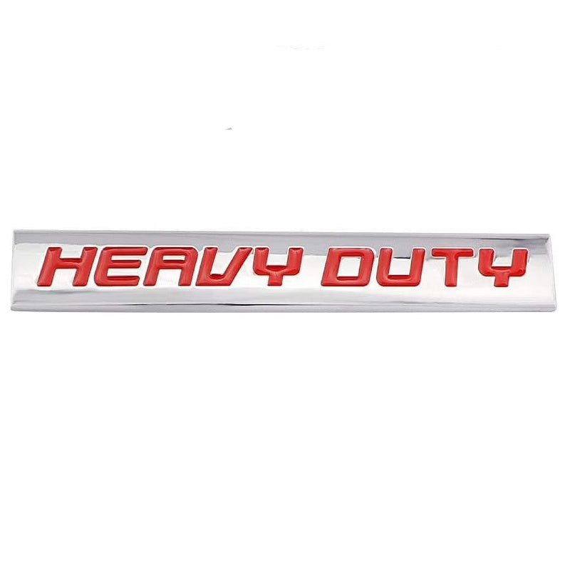 1pcs Chrome Red HEAVY DUTY 3D Metal Car Sticker Emblem Badge Car Bike Decorative