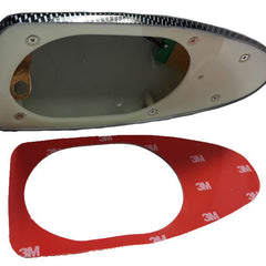 1pc Universal Functional Car Radio Shark Fin Antenna-Carbon Fiber