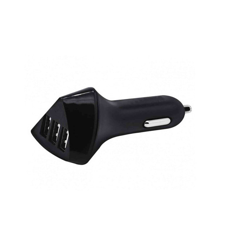 3 USB 4.2A High Quality Aliens Port Car Charger RCC304 - Black
