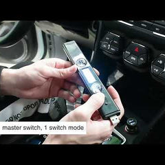 USB Car Atmosphere Lamp Star Light Interior Ambient Rechargeable Music Control D88