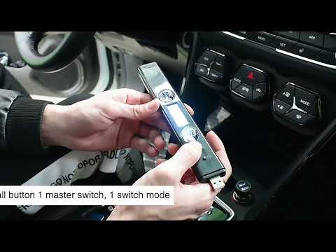 USB Car Atmosphere Lamp Star Light Interior Ambient Rechargeable Music Control D88