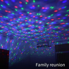 USB Car Atmosphere Lamp Star Light Interior Ambient Rechargeable Music Control D88