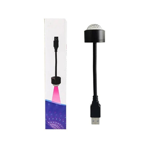 USB STAR NIGHT LIGHT PROJECTOR AND MINI DISCO BALL LIGHT ROOF INTERIOR CAR CEILING LIGHT