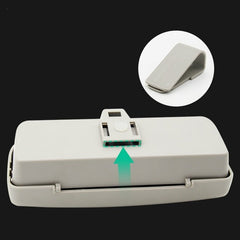 GREY Glasses Holder for Car Sun Visor, Universal Car Sunglasses Eyeglasses Case Storage Box Organizer Car Glasses Holder Sun Visor Clip with Ticket Card Holder and Magnetic Function