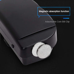 BLACK Glasses Holder for Car Sun Visor, Universal Car Sunglasses Eyeglasses Case Storage Box Organizer Car Glasses Holder Sun Visor Clip with Ticket Card Holder and Magnetic Function