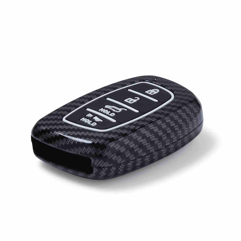 Venue, Elantra, Tucson, I20 N Line 2021, Creta 2020, i20 2020 Hyundai 4 Button Smart Key Cover Case With Keychain