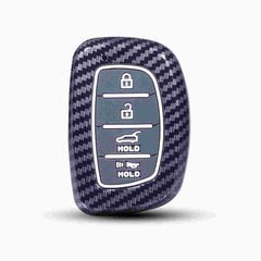 Venue, Elantra, Tucson, I20 N Line 2021, Creta 2020, i20 2020 Hyundai 4 Button Smart Key Cover Case With Keychain