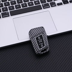 Volkswagen 3 Button ABS+Silicone Smart Key Cover Case With Keychain Suitable For JETTA, PASSAT, TIGUAN