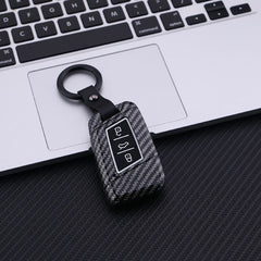 Volkswagen 3 Button ABS+Silicone Smart Key Cover Case With Keychain Suitable For JETTA, PASSAT, TIGUAN