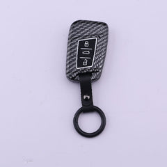 Volkswagen 3 Button ABS+Silicone Smart Key Cover Case With Keychain Suitable For JETTA, PASSAT, TIGUAN