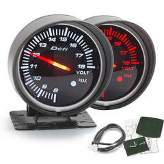 BF 60mm LED VOLT Gauge High Quality Turbo Gauge with Red & White Light
