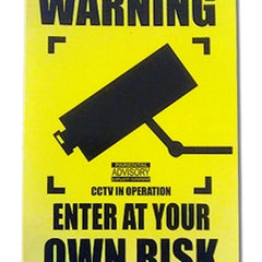 Warning Enter At Your Own Risk