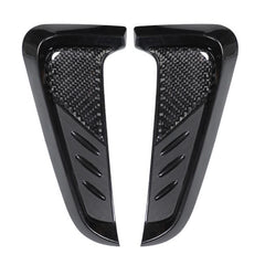 2pcs Universal Sport Carbon Fiber Side Wing Air Flow Fender Grill Intake Vent Trim