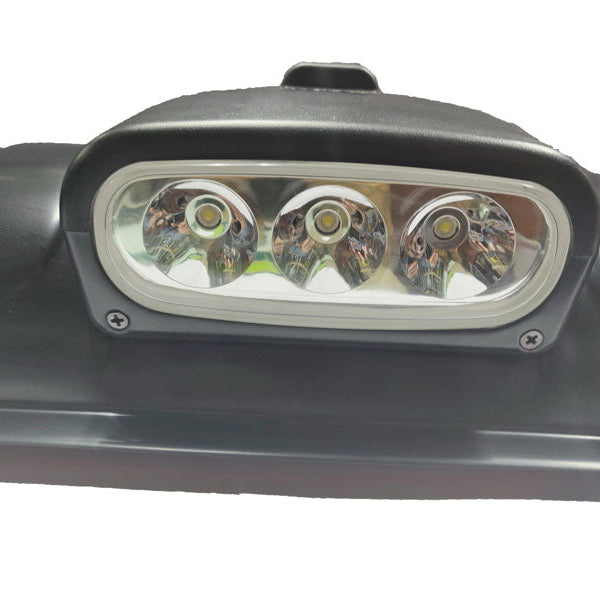 White 3 LED x 4 Lens Roof Light Offroad Spot Head Lamps Universal 4x4 Roof Top Bar Driving Fog Lights