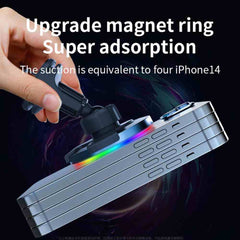 Wireless Car Charger 15W Fast Charging W/ Atmosphere Lamp for Smart Phones