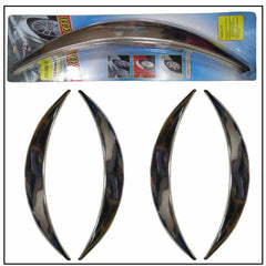 Universal Car Body Kits Fender Flares Wheel LIP Chrome 550x60mm 4Pcs.