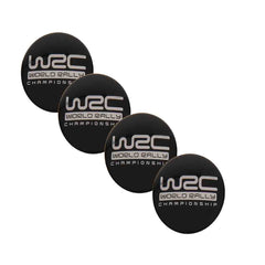 4pcs WRC WORLD RALLY Emblem Car Wheel Center Hub Cap Caps Badge Sticker Decal 60mm