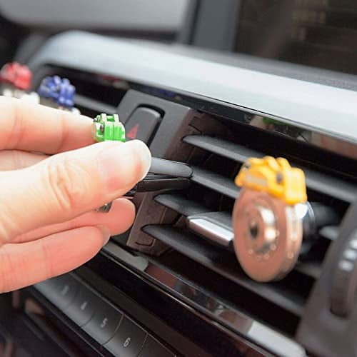 New Alloy Brake Disc Shape Style Car Air-Vent Air Freshener | Essential Scent Car Fragrance Diffuser Perfume Aromatherapy Interior Decoration For All Type Cars AC Vents