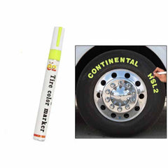 Tyre Highlight Marker Pen Paint Waterproof- Yellow