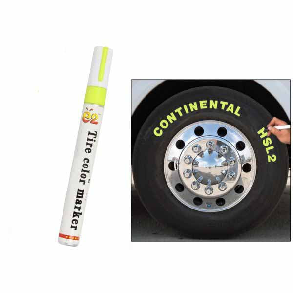 Tyre Highlight Marker Pen Paint Waterproof- Yellow