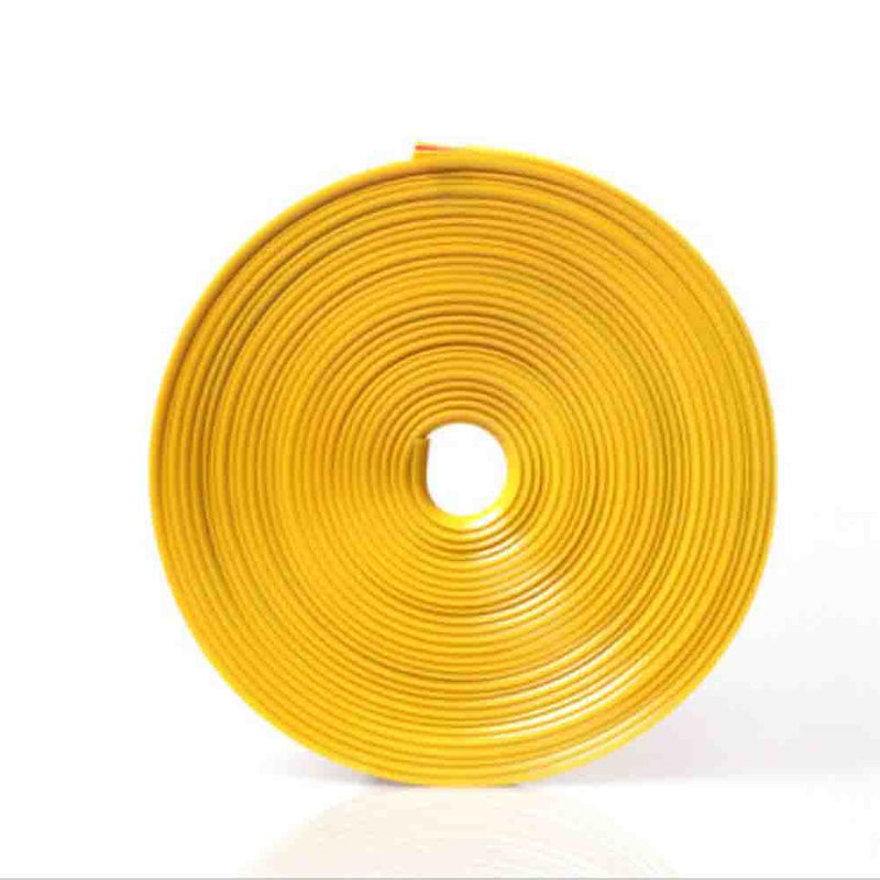 Alloy Wheel Edge Ring Rim Protectors Tyres Tire Guard Rubber Moulding-Yellow
